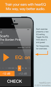 Ear training with hearEQ